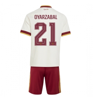 Spania Mikel Oyarzabal #21 Bortedraktsett Barn VM 2026 Kortermet (+ Korte bukser)
