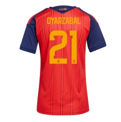 Spania Mikel Oyarzabal #21 Hjemmedrakt Dame VM 2026 Kortermet