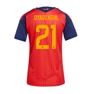 Spania Mikel Oyarzabal #21 Hjemmedrakt Dame VM 2026 Kortermet