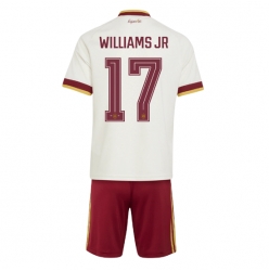 Spania Nico Williams #17 Bortedraktsett Barn VM 2026 Kortermet (+ Korte bukser)