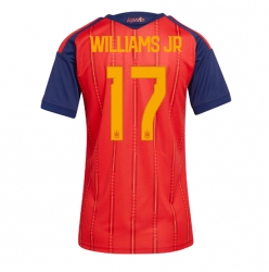 Spania Nico Williams #17 Hjemmedrakt Dame VM 2026 Kortermet