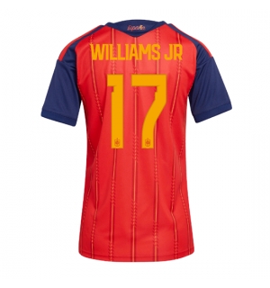 Spania Nico Williams #17 Hjemmedrakt Dame VM 2026 Kortermet