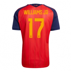Spania Nico Williams #17 Hjemmedrakt VM 2026 Kortermet