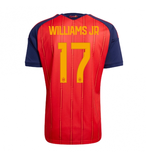 Spania Nico Williams #17 Hjemmedrakt VM 2026 Kortermet Spania Nico Williams #17 Hjemmedrakt VM 2026 Kortermet