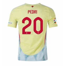Spania Pedri Gonzalez #20 Bortedrakt EM 2024 Kortermet