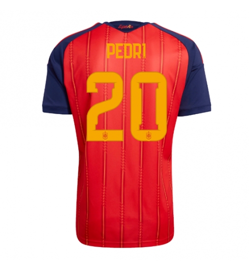 Spania Pedri Gonzalez #20 Hjemmedrakt VM 2026 Kortermet Spania Pedri Gonzalez #20 Hjemmedrakt VM 2026 Kortermet