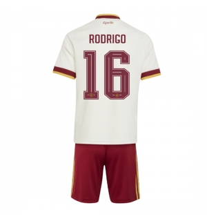 Spania Rodri Hernandez #16 Bortedraktsett Barn VM 2026 Kortermet (+ Korte bukser)
