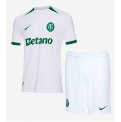 Sporting CP Bortedraktsett Barn 2024-25 Kortermet (+ Korte bukser)