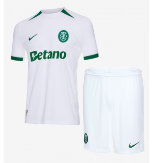 Sporting CP Bortedraktsett Barn 2024-25 Kortermet (+ Korte bukser)