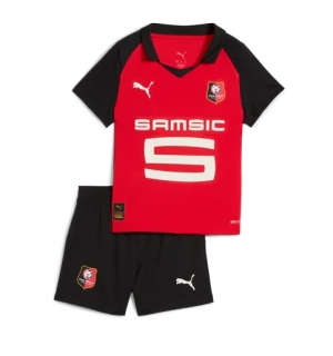 Stade Rennais Hjemmedraktsett Barn 2025-26 Kortermet (+ Korte bukser)