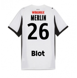 Stade Rennais Quentin Merlin #26 Bortedrakt 2025-26 Kortermet
