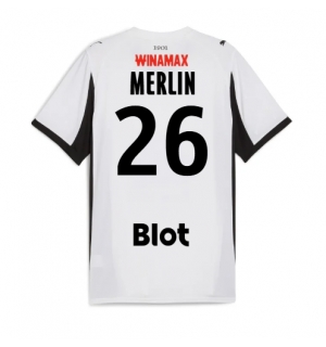 Stade Rennais Quentin Merlin #26 Bortedrakt 2025-26 Kortermet