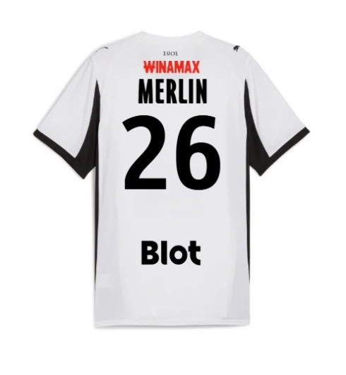 Stade Rennais Quentin Merlin #26 Bortedrakt 2025-26 Kortermet Stade Rennais Quentin Merlin #26 Bortedrakt 2025-26 Kortermet