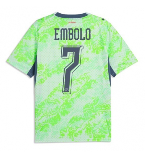 Sveits Breel Embolo #7 Bortedrakt VM 2026 Kortermet Sveits Breel Embolo #7 Bortedrakt VM 2026 Kortermet