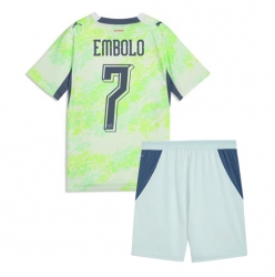 Sveits Breel Embolo #7 Bortedraktsett Barn VM 2026 Kortermet (+ Korte bukser)
