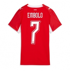 Sveits Breel Embolo #7 Hjemmedrakt Dame VM 2026 Kortermet