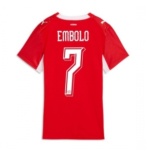 Sveits Breel Embolo #7 Hjemmedrakt Dame VM 2026 Kortermet