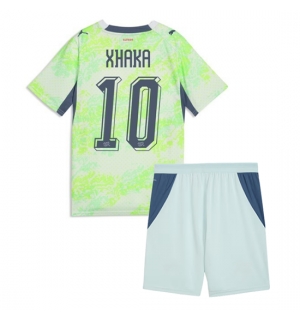 Sveits Granit Xhaka #10 Bortedraktsett Barn VM 2026 Kortermet (+ Korte bukser)