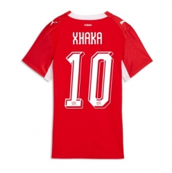 Sveits Granit Xhaka #10 Hjemmedrakt Dame VM 2026 Kortermet