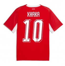 Sveits Granit Xhaka #10 Hjemmedrakt VM 2026 Kortermet