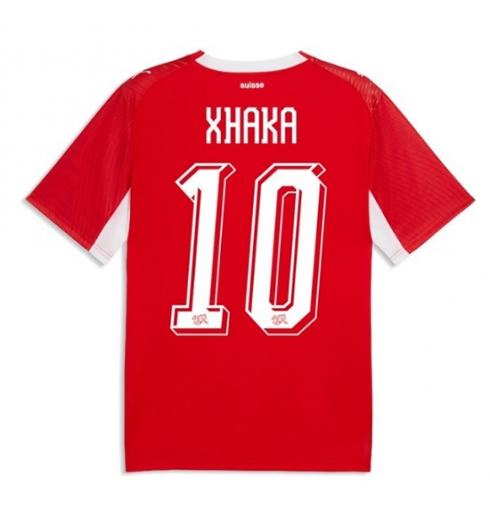 Sveits Granit Xhaka #10 Hjemmedrakt VM 2026 Kortermet Sveits Granit Xhaka #10 Hjemmedrakt VM 2026 Kortermet