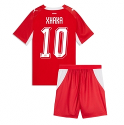 Sveits Granit Xhaka #10 Hjemmedraktsett Barn VM 2026 Kortermet (+ Korte bukser)