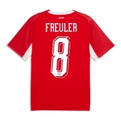 Sveits Remo Freuler #8 Hjemmedrakt VM 2026 Kortermet