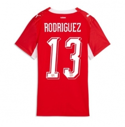 Sveits Ricardo Rodriguez #13 Hjemmedrakt Dame VM 2026 Kortermet