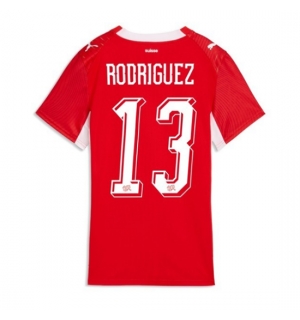 Sveits Ricardo Rodriguez #13 Hjemmedrakt Dame VM 2026 Kortermet