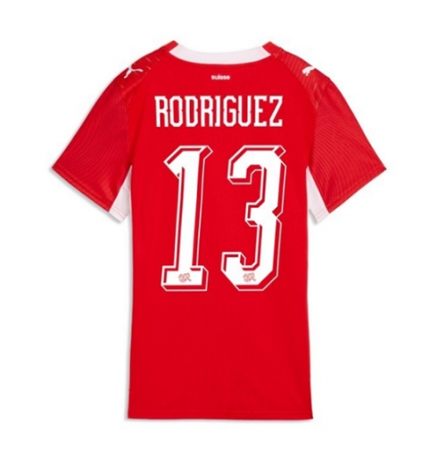Sveits Ricardo Rodriguez #13 Hjemmedrakt Dame VM 2026 Kortermet Sveits Ricardo Rodriguez #13 Hjemmedrakt Dame VM 2026 Kortermet