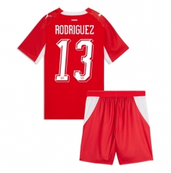 Sveits Ricardo Rodriguez #13 Hjemmedraktsett Barn VM 2026 Kortermet (+ Korte bukser)