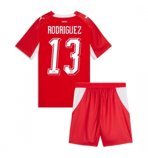 Sveits Ricardo Rodriguez #13 Hjemmedraktsett Barn VM 2026 Kortermet (+ Korte bukser)