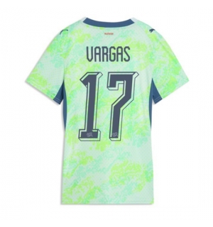 Sveits Ruben Vargas #17 Bortedrakt Dame VM 2026 Kortermet
