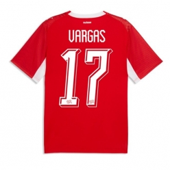 Sveits Ruben Vargas #17 Hjemmedrakt VM 2026 Kortermet