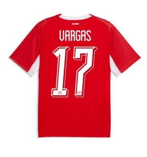 Sveits Ruben Vargas #17 Hjemmedrakt VM 2026 Kortermet