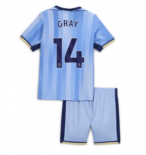 Tottenham Hotspur Archie Gray #14 Bortedraktsett Barn 2024-25 Kortermet (+ Korte bukser)