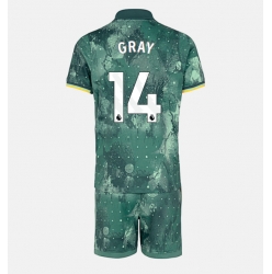 Tottenham Hotspur Archie Gray #14 Tredjedraktsett Barn 2024-25 Kortermet (+ Korte bukser)