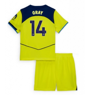 Tottenham Hotspur Archie Gray #14 Tredjedraktsett Barn 2025-26 Kortermet (+ Korte bukser)