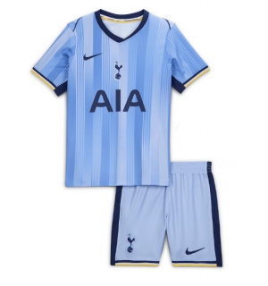 Tottenham Hotspur Bortedraktsett Barn 2024-25 Kortermet (+ Korte bukser)