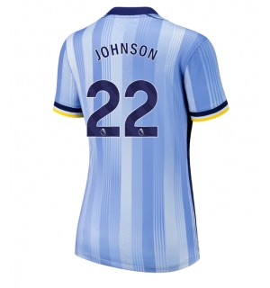 Tottenham Hotspur Brennan Johnson #22 Bortedrakt Dame 2024-25 Kortermet