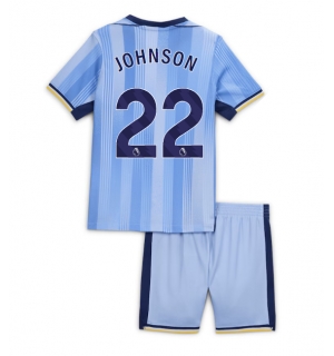 Tottenham Hotspur Brennan Johnson #22 Bortedraktsett Barn 2024-25 Kortermet (+ Korte bukser)