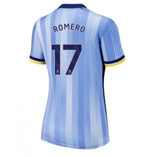 Tottenham Hotspur Cristian Romero #17 Bortedrakt Dame 2024-25 Kortermet