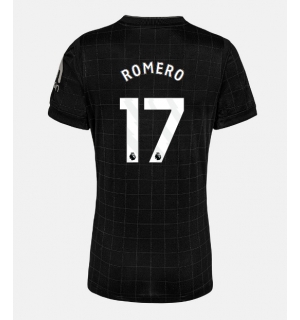 Tottenham Hotspur Cristian Romero #17 Bortedrakt Dame 2025-26 Kortermet