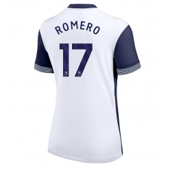 Tottenham Hotspur Cristian Romero #17 Hjemmedrakt Dame 2024-25 Kortermet