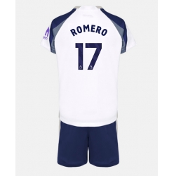 Tottenham Hotspur Cristian Romero #17 Hjemmedraktsett Barn 2025-26 Kortermet (+ Korte bukser)