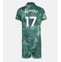 Tottenham Hotspur Cristian Romero #17 Tredjedraktsett Barn 2024-25 Kortermet (+ Korte bukser)