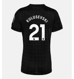 Tottenham Hotspur Dejan Kulusevski #21 Bortedrakt Dame 2025-26 Kortermet