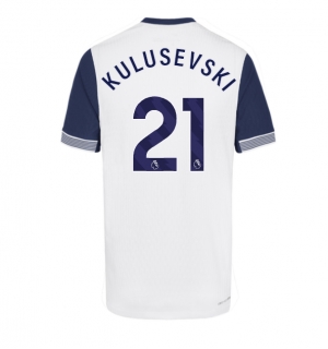 Tottenham Hotspur Dejan Kulusevski #21 Hjemmedrakt 2024-25 Kortermet