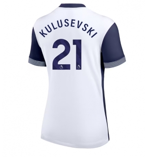 Tottenham Hotspur Dejan Kulusevski #21 Hjemmedrakt Dame 2024-25 Kortermet