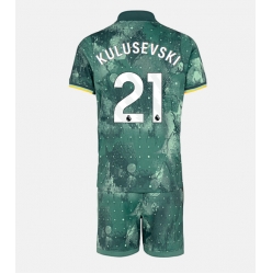 Tottenham Hotspur Dejan Kulusevski #21 Tredjedraktsett Barn 2024-25 Kortermet (+ Korte bukser)